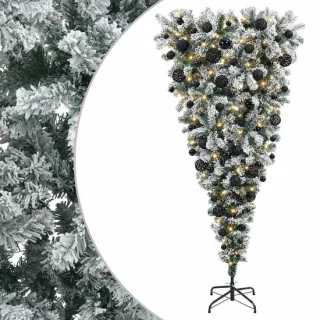 vidaXL omgekeerde kunstmatige kerstboom 180 cm