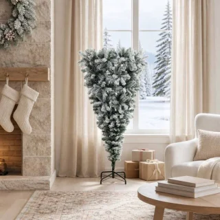 vidaXL ondersteboven kunstkerstboom 150 cm