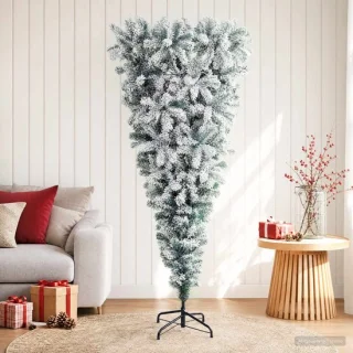vidaXL Ondersteboven kunstkerstboom 180 cm