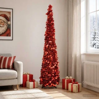 vidaXL pop-up kerstboom 180 cm rood