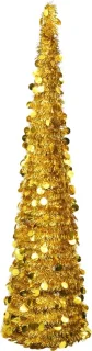 vidaXL Pop-up Kunstkerstboom 180 cm Goud