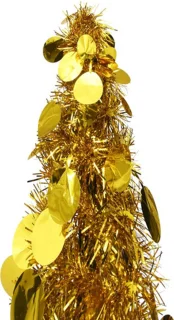 vidaXL Pop-up Kunstkerstboom 180 cm Goud