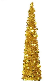 vidaXL Pop-up Kunstkerstboom 180 cm Goud