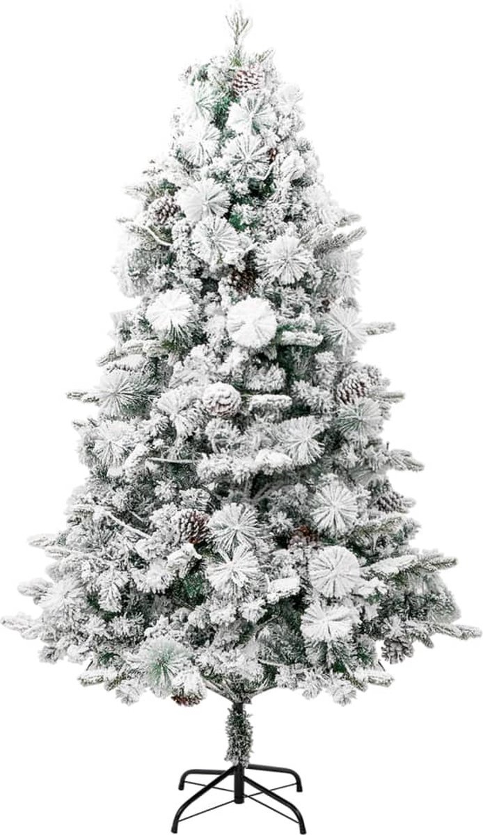 vidaXL PVC PE LED Kerstboom 195 cm