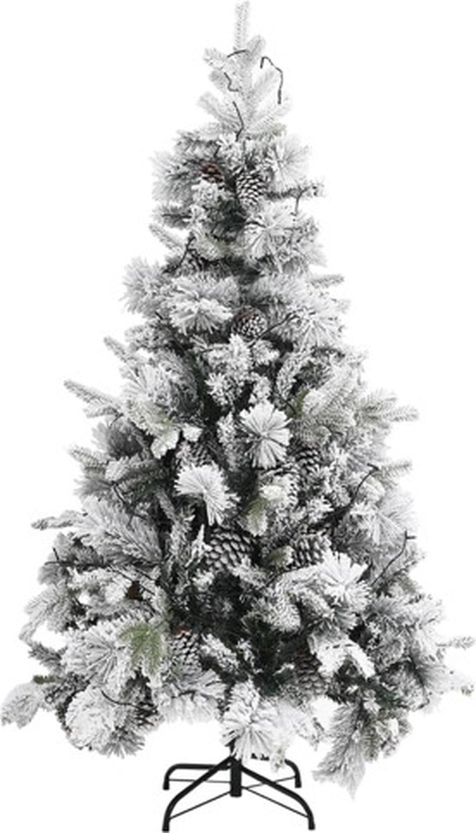 vidaXL PVC PE LED Kerstboom 195 cm