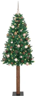 vidaXL slanke kerstboom 180 cm