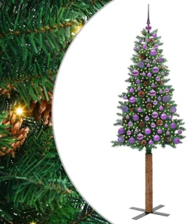 vidaXL slanke kerstboom groen 180 cm