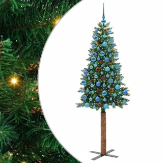 vidaXL slanke kerstboom groen 180 cm