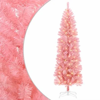 vidaXL slanke kunstmatige kerstboom 180 cm