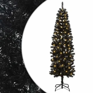 vidaXL slanke kunstmatige kerstboom 180 cm