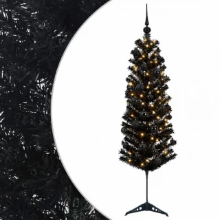 vidaXL smalle kunstkerstboom met kerstbal, 150 cm