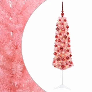vidaXL smalle kunstkerstboom met kerstbal - 150 cm