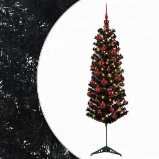 vidaXL smalle kunstkerstboom met kerstbal