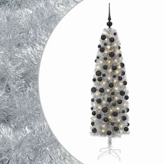 vidaXL smalle kunstkerstboom met kerstbal