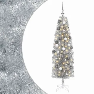 vidaXL smalle kunstkerstboom met kerstbal