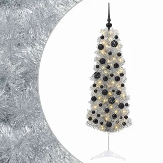 vidaXL smalle kunstkerstboom met kerstbal