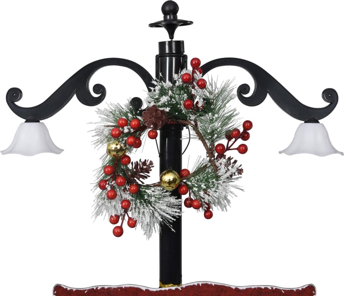 vidaXL Sneeuwende kerstboom 170 cm blauw PVC met paraplubasis