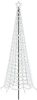 vidaXL spiraalvormige led-kerstboom EKENAS 250 cm