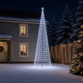 vidaXL spiraalvormige led-kerstboom Ekenas 500 cm