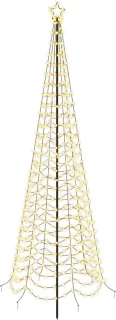 vidaXL spiraalvormige led-kerstboom EKENAS