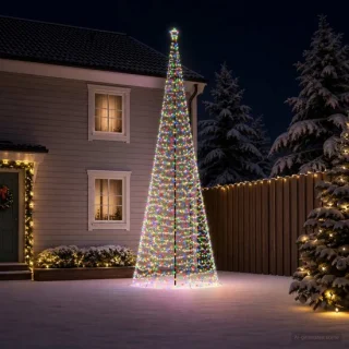 vidaXL spiraalvormige led-kerstboom EKENAS