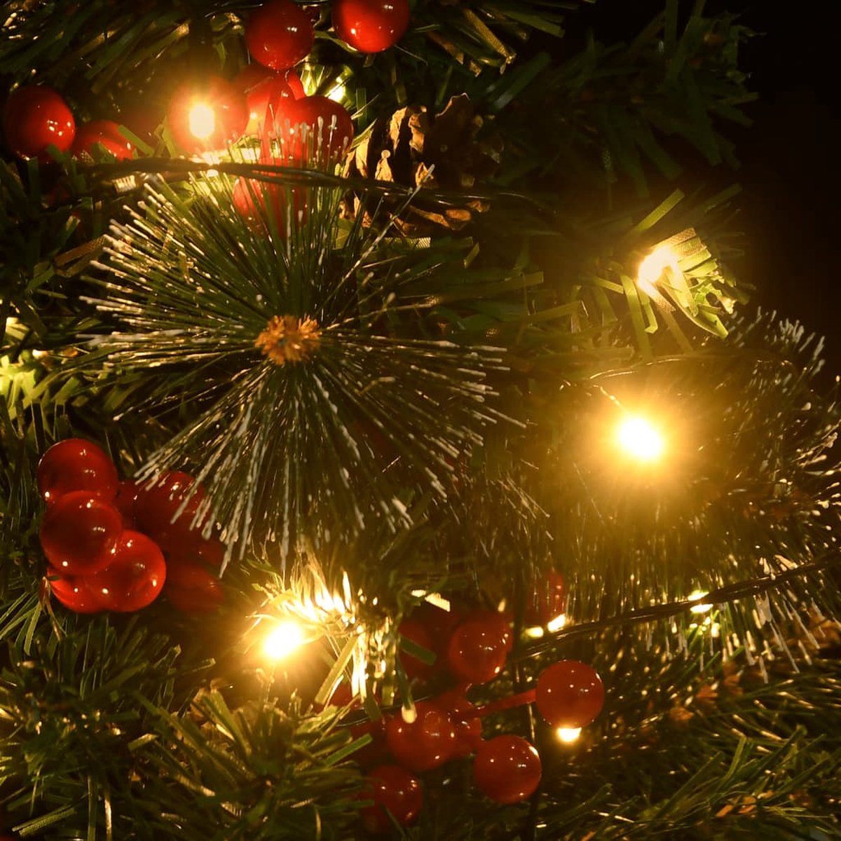 vidaXL Tuinkerstbomen 2 stuks 76 cm PVC