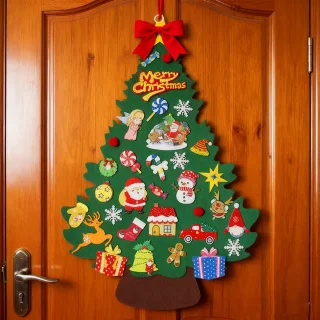 Vilt Kerstboom Wandkleed