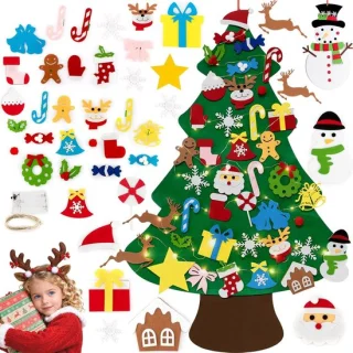 Vilten kerstboom 98cm