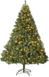 Voorgelichte kunstkerstboom van 137 cm