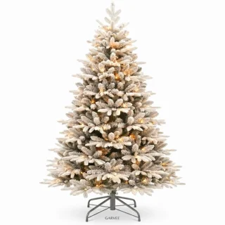 Voorgelichte kunstkerstboom van 182 cm