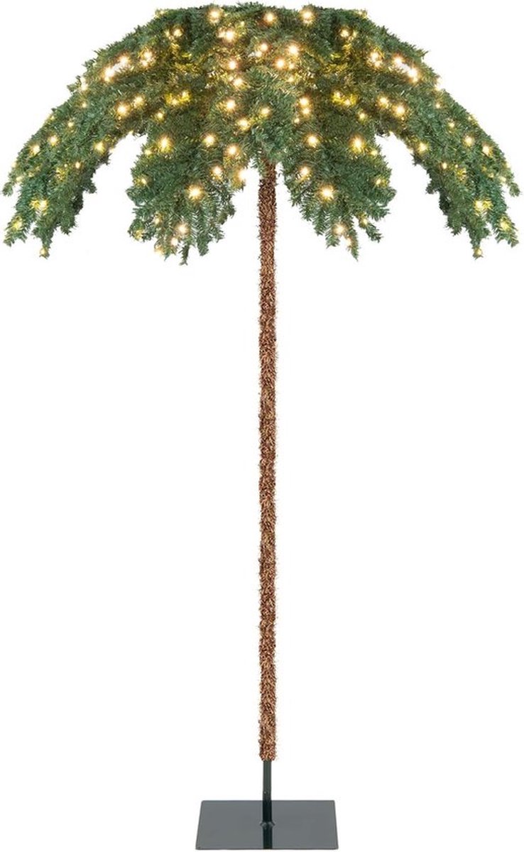 Voorverlichte Kunstmatige Kerstpalm 180 cm - 250 LED - 813 Takken