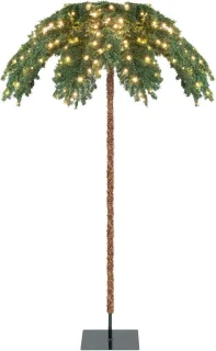 Voorverlichte Kunstmatige Kerstpalm 180 cm - 250 LED - 813 Takken