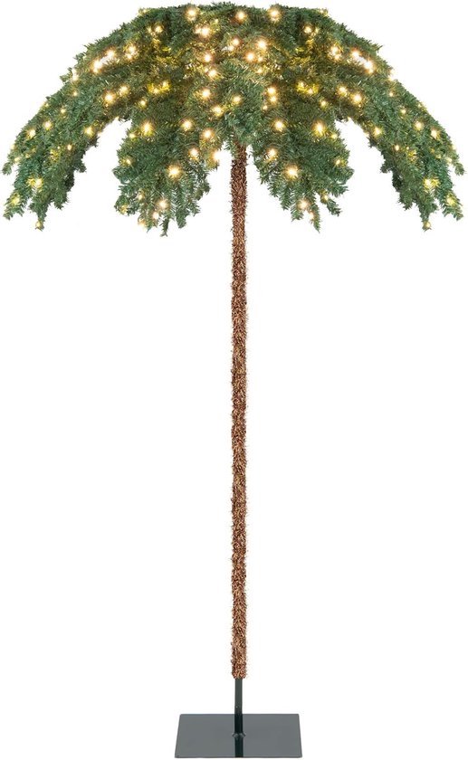 Voorverlichte Kunstmatige Kerstpalm 180 cm - 250 LED - 813 Takken