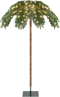 Voorverlichte Kunstmatige Kerstpalm 180 cm - 250 LED - 813 Takken