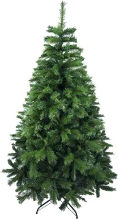 Vulgaar En Groen Kunstkerstboom 210cm Metalen Standaard