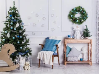 Vulgaar En Groen Kunstkerstboom 210cm Metalen Standaard