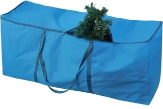 Waterdichte opslag voor kerstbomen