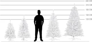 White Fir Kunstkerstboom 150 cm
