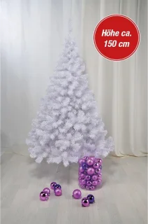 Witte Kunst Kerstboom 150 cm