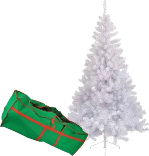 Witte kunstkerstboom 120 cm