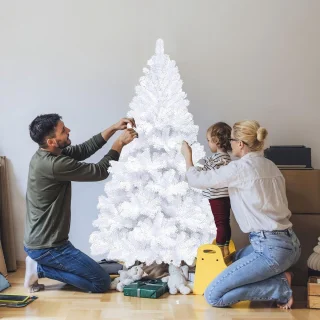 Witte Kunstkerstboom 180 cm