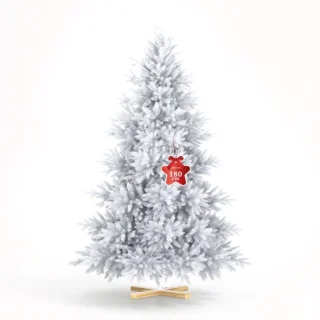 Witte kunstkerstboom 180 cm