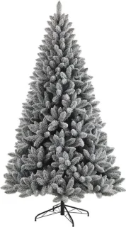 Witte kunstkerstboom 210 cm