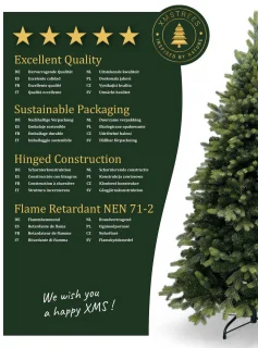 XMS-Trees Kunstkerstboom Jasper 180 cm
