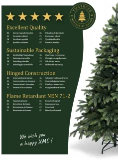 XMS-Trees Whistler Kunstkerstboom H150 x Ø111 cm