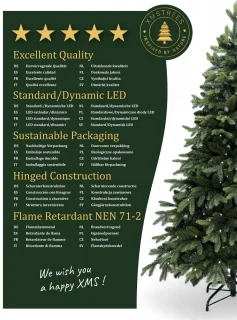 XMS-Trees Whistler Kunstkerstboom H180 x Ø124 cm