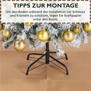 Yaheetech Kunstkerstboom 152,5 cm (Ø 93 cm)