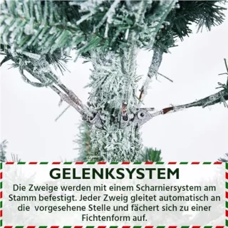 Yaheetech Kunstkerstboom 152,5 cm (Ø 93 cm)