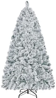 Yaheetech Kunstkerstboom Dennenboom met sneeuw 152,5 cm
