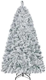 Yaheetech Kunstkerstboom Dennenboom met sneeuw 152,5 cm